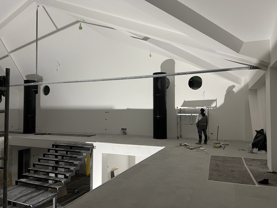 Ristrutturazione completa di un loft con soppalco, Verona